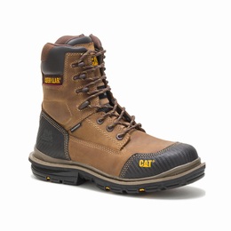 Caterpillar Fabricate Tough Composite Toe Work Férfi Bakancs Barna, HU-C093